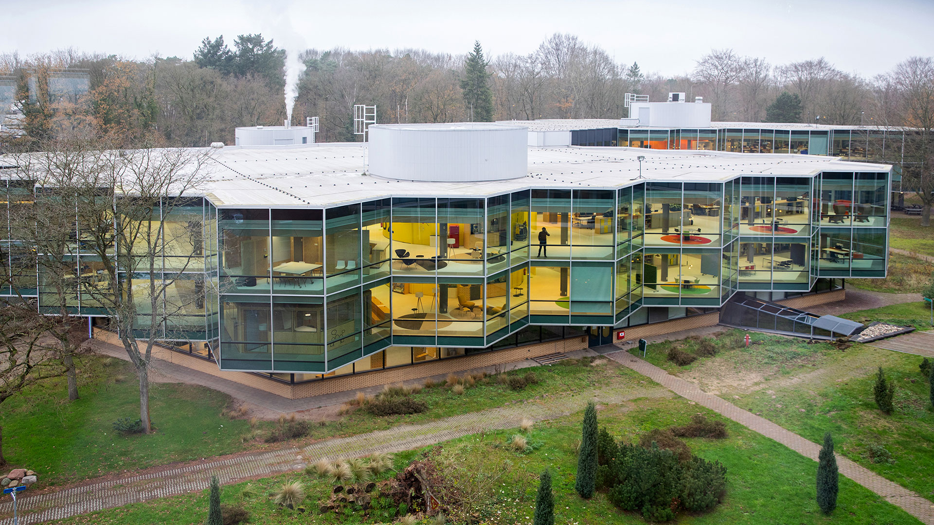 Royal HaskoningDHV Amersfoort Office drone view